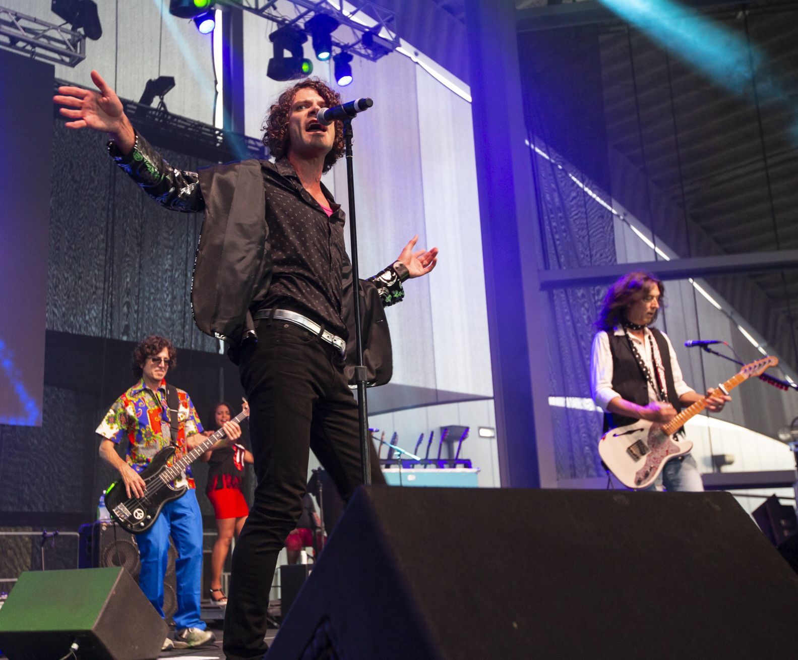 Rolling Stones tribute band performs at the new ÃÛÑ¿´«Ã½ Music Park